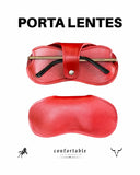 PORTA LENTES ROJO QUEMADO