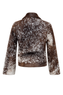 SIENA COW PRINT MIEL/BLANCO